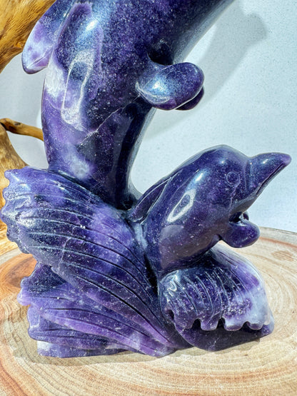 double amethyst dolphin