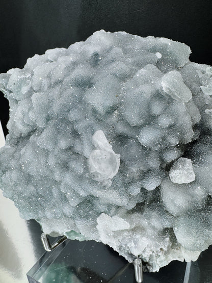 green fluorite with stunning sugar quartz